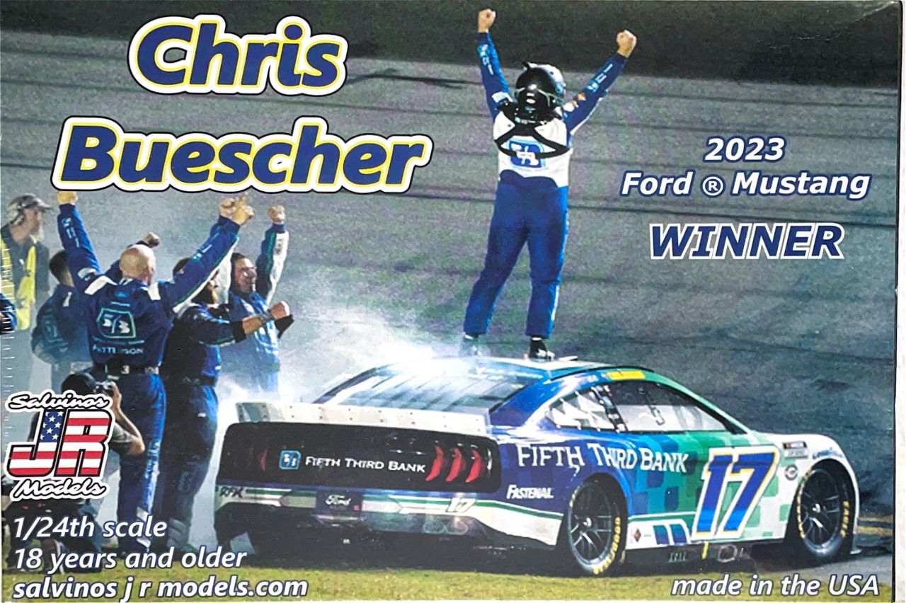 Salvinos 2023CBD 2023 Ford Mustang RFK Racing Chris Buescher Daytona Winner Salvinos 2023CBD 2023 Ford Mustang RFK Racing Chris Buescher Daytona Winner