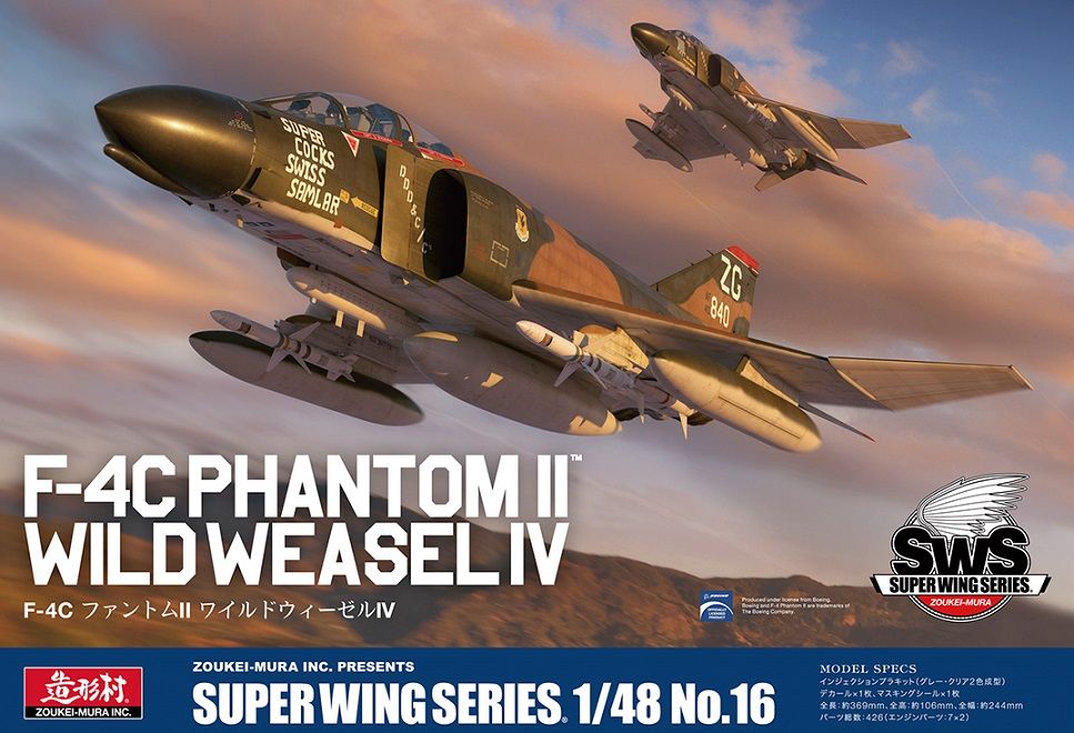 Zoukei-Mura SWS4816 F-4C PHANTOM II WILD WEASEL IV Zoukei-Mura SWS4816 F-4C PHANTOM II WILD WEASEL IV
