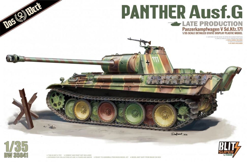 Das Werk 35041 PANTHER AUSF.G LATE PRODUCTIONPANTHER AUSF.G LATE PRODUCTION Das Werk 35041 PANTHER AUSF.G LATE PRODUCTIONPANTHER AUSF.G LATE PRODUCTION