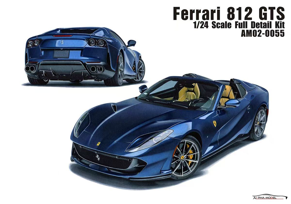 Alpha Model 02-0055 Ferrari 812 gts Alpha Model 02-0055 Ferrari 812 gts