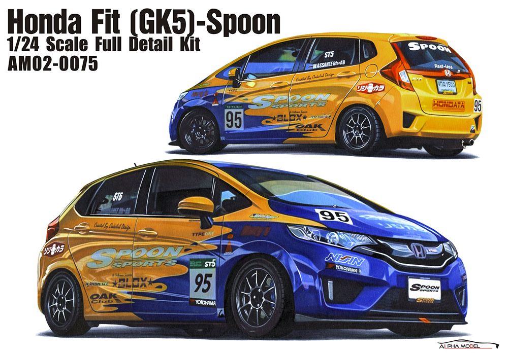 Alpha Model 02-0075 HONDA GK5 FIT SPOON Alpha Model 02-0075 HONDA GK5 FIT SPOON