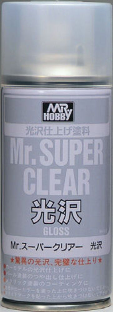 Mr. Hobby B-513 Mr. Super Clear Gloss Spray (170 ml) Mr. Hobby B-513 Mr. Super Clear Gloss Spray (170 ml)
