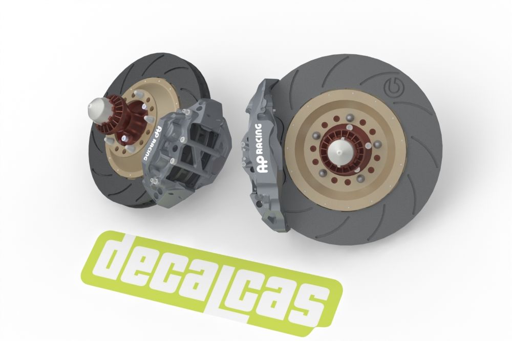 Decalcas PAR095 Brakes for 1/24 scale models: Porsche 911 991 GT3 RSR - 2018 Decalcas PAR095 Brakes for 1/24 scale models: Porsche 911 991 GT3 RSR - 2018