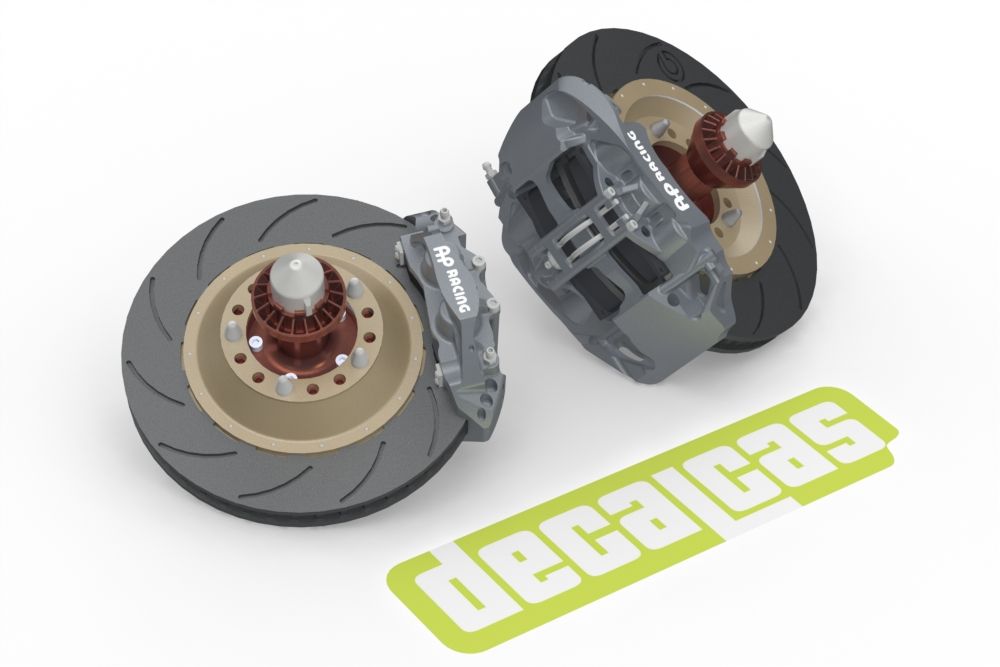Decalcas PAR095 Brakes for 1/24 scale models: Porsche 911 991 GT3 RSR - 2018 Decalcas PAR095 Brakes for 1/24 scale models: Porsche 911 991 GT3 RSR - 2018