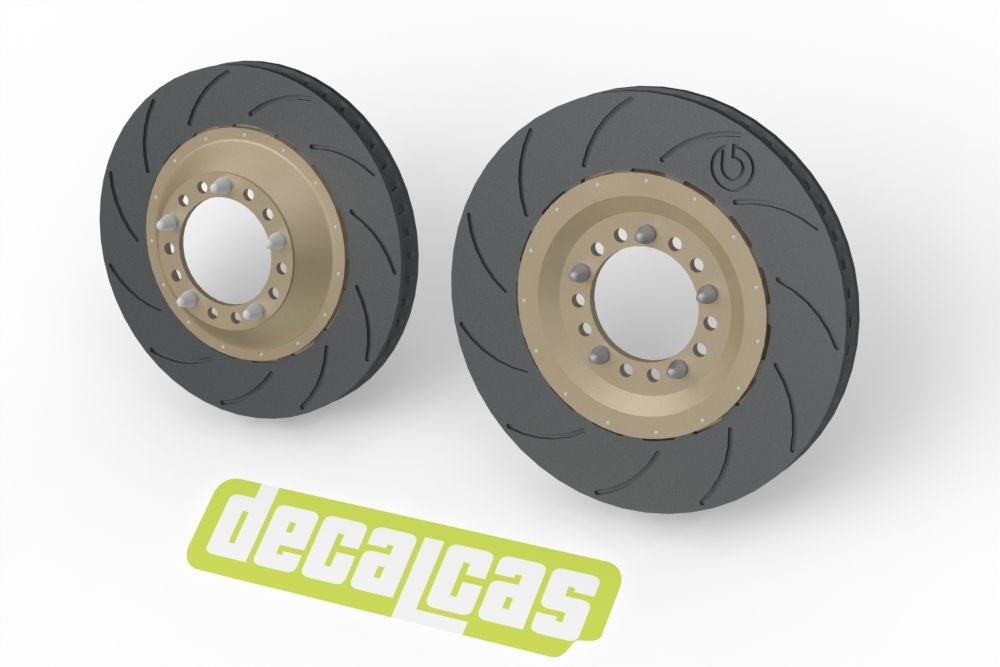 Decalcas PAR095 Brakes for 1/24 scale models: Porsche 911 991 GT3 RSR - 2018 Decalcas PAR095 Brakes for 1/24 scale models: Porsche 911 991 GT3 RSR - 2018