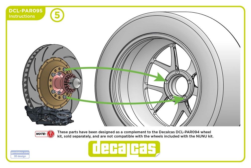 Decalcas PAR095 Brakes for 1/24 scale models: Porsche 911 991 GT3 RSR - 2018 Decalcas PAR095 Brakes for 1/24 scale models: Porsche 911 991 GT3 RSR - 2018