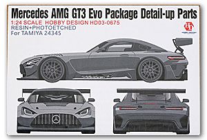 Hobby Design HD03-0675 Mercedes-AMG GT3 EVO Package Detail-UP Parts For T 24345 Hobby Design HD03-0675 Mercedes-AMG GT3 EVO Package Detail-UP Parts For T 24345