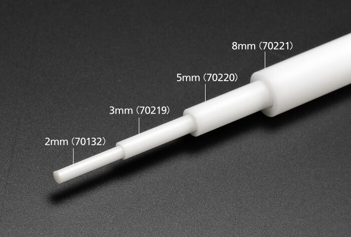 Tamiya 70221 Profil Plast 8 mm "Pipe" *3 Tamiya 70221 Profil Plast 8 mm "Pipe" *3