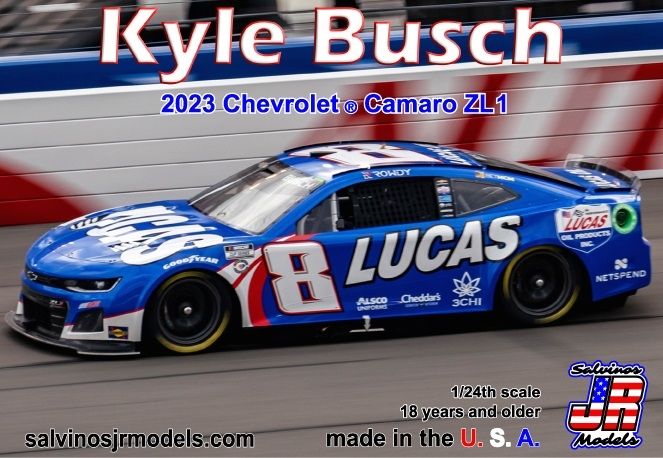 Salvinos 2023KBL Richard Childress Racing Kyle Busch 2023 Salvinos 2023KBL Richard Childress Racing Kyle Busch 2023