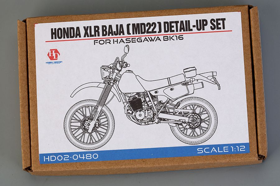Hobby Design HD02-0480 Honda XLR BAJA(MD22)(1991) Detail-UP Set For Hasegawa BK16