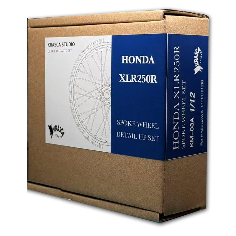 Krasca Studio KM-03A Honda XLR250R BAJA Spoke Wheel Detail Up set