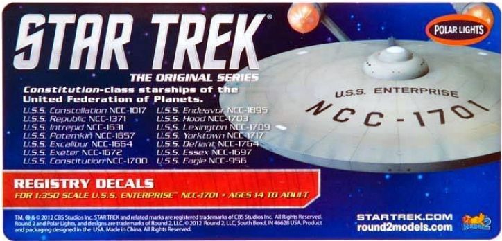 Polar Lights MKA010 USS ENTERPRISE RE.D.1:350 Polar Lights MKA010 USS ENTERPRISE RE.D.1:350