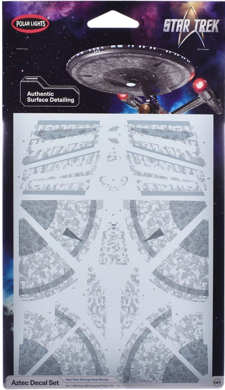 Polar Lights 058 Star Trek Strange New World Aztec Decal Set