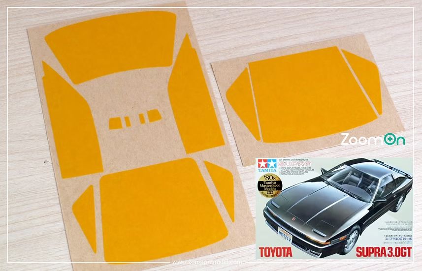 ZoomOn ZD224 Window & light painting masks - Toyota Supra 3.0GT (A70)
