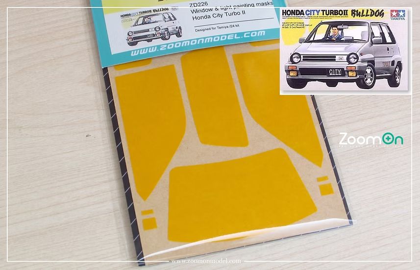 ZoomOn ZD226 Window & light painting masks - Honda City Turbo II ZoomOn ZD226 Window & light painting masks - Honda City Turbo II