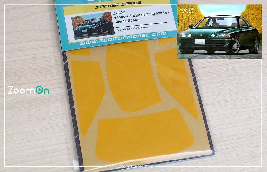 ZoomOn ZD233 Window & light painting masks - Toyota Soarer