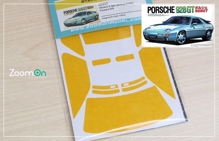 ZoomOn ZD202 Window & light painting masks - Porsche 928 ZoomOn ZD202 Window & light painting masks - Porsche 928