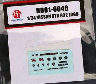 Hobby Design HD01-0046 NISSAN GTR R32 METAL LOGO