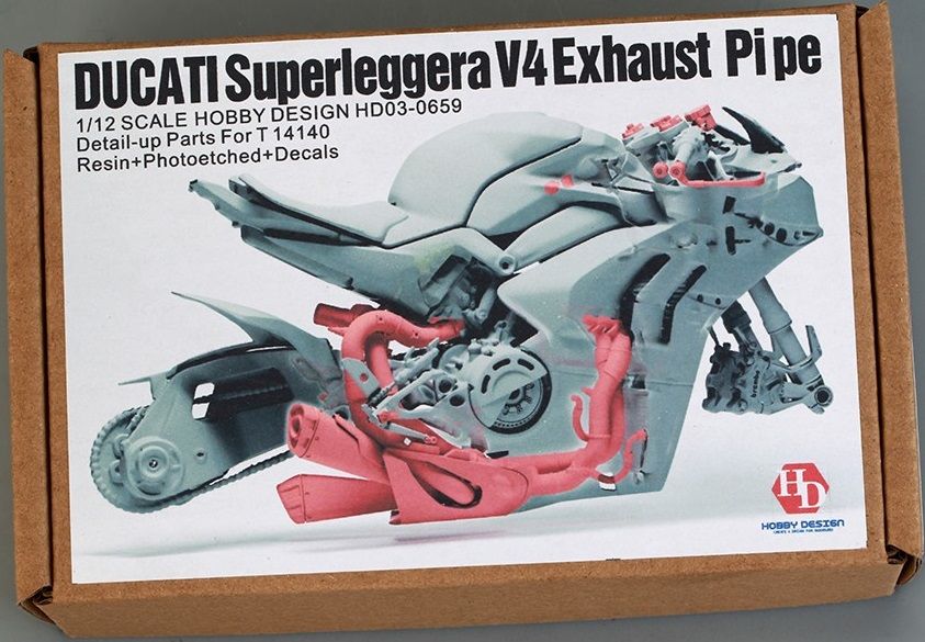 Hobby Design HD03-0659 DUCATI SUPERLEGGERA V4 EXHAUST PIPE Hobby Design HD03-0659 DUCATI SUPERLEGGERA V4 EXHAUST PIPE