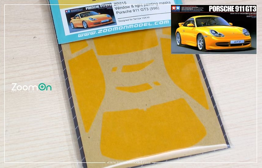ZoomOn ZD215 Window & light painting masks - Porsche 911 GT3 (996) ZoomOn ZD215 Window & light painting masks - Porsche 911 GT3 (996)