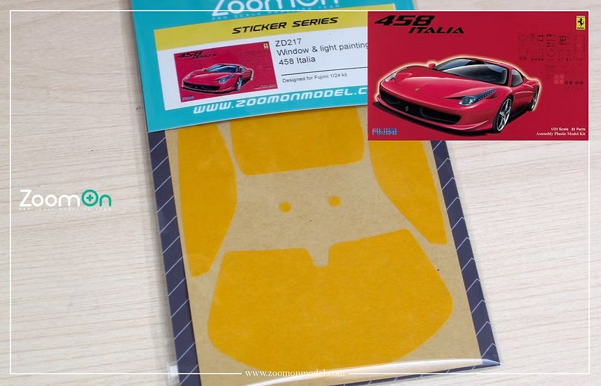 ZoomOn ZD217 Window & light painting masks - 458 Italia ZoomOn ZD217 Window & light painting masks - 458 Italia