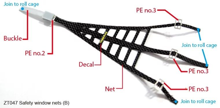 ZoomOn ZT047 Safety window nets (B)