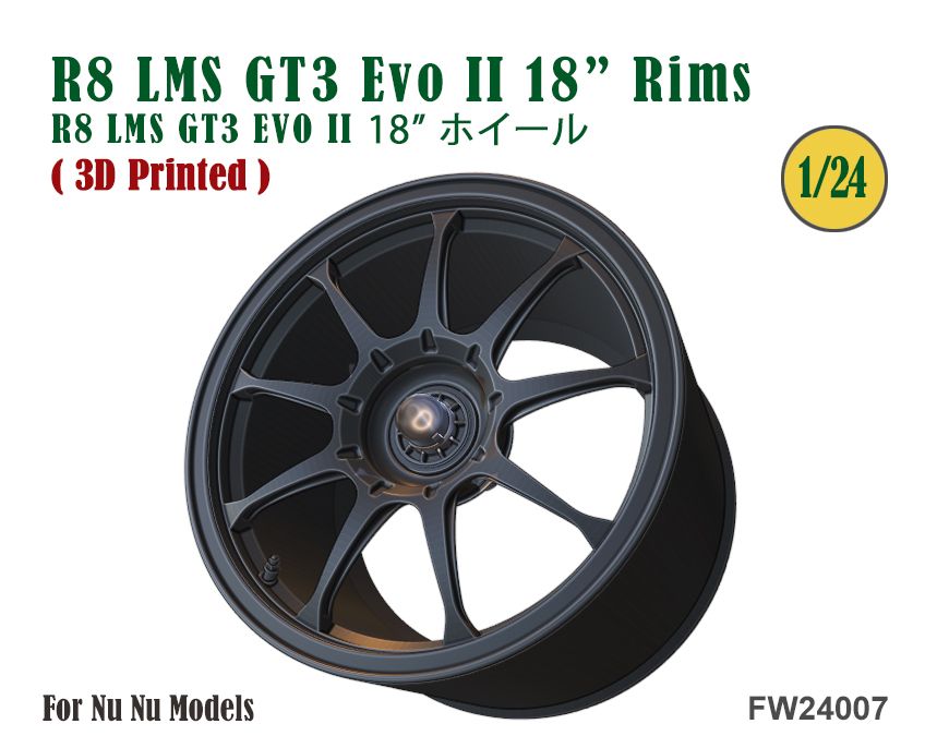 Fat Frog FW24007 R8 LMS GT3 Evo II 18" rims (Nunu/Meng)