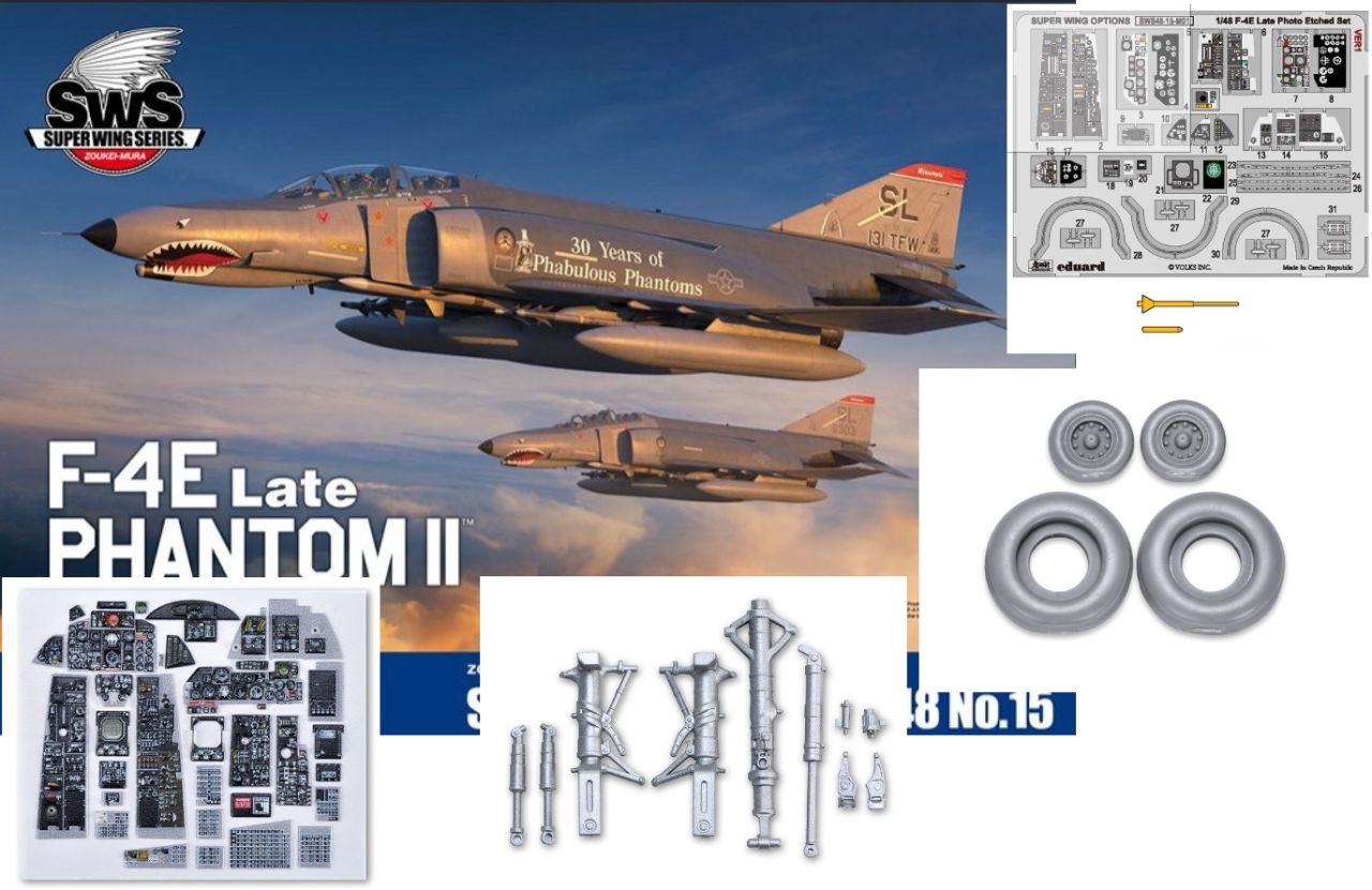 Zoukei-Mura SWS4815 F-4E LATE PHANTOM II SUPERPACK
