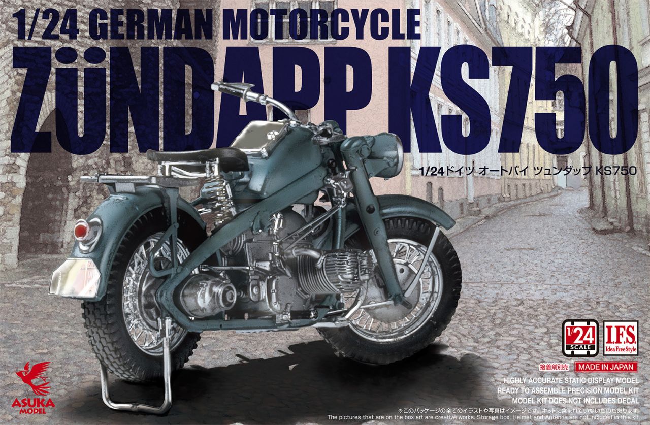ASUKA 24006 German Motorcycle Zundapp KS750