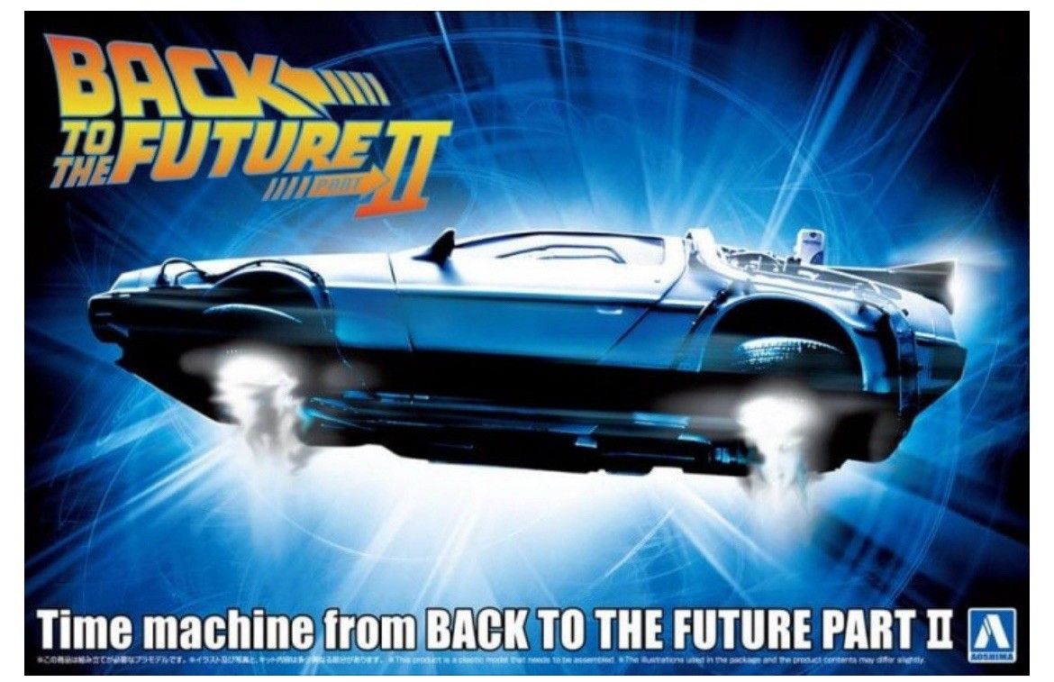 Aoshima 06437 BACK TO THE FUTURE TIME MACHINE FROM BACK TO THE FUTURE PART II