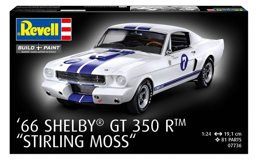 Revell 07736 1966 SHELBY GT 350R STIRLING MOSS Revell 07736 1966 SHELBY GT 350R STIRLING MOSS