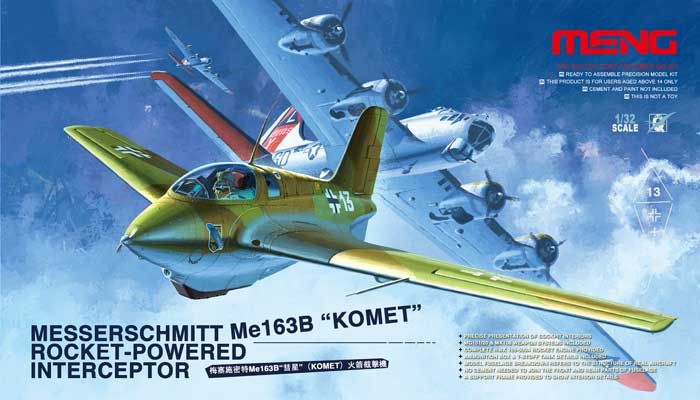 MENG QS-001 MESSERSCHMITT ME-163B KOMET - ROCKET-POWERED INTERCEPTOR