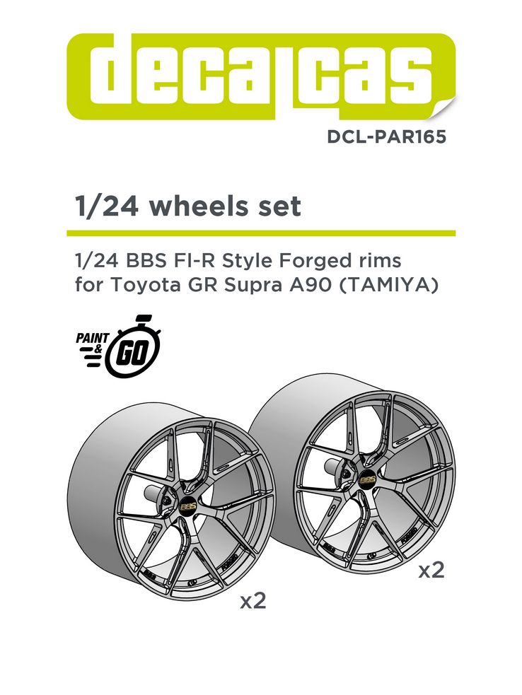 Decalcas PAR165 BBS FI-R Style Forged
