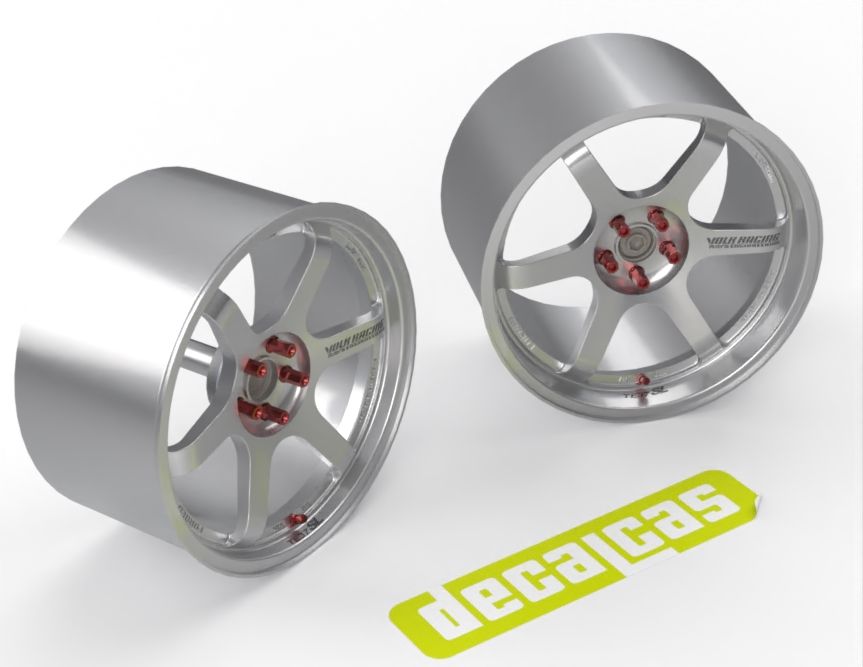 Decalcas PAR166 Volk Racing Rays TE37-SL