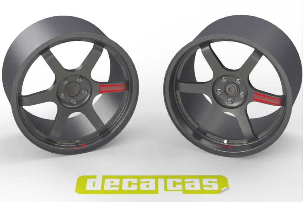 Decalcas PAR166 Volk Racing Rays TE37-SL