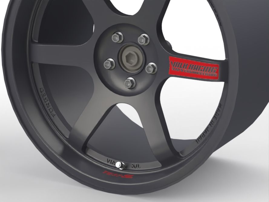 Decalcas PAR166 Volk Racing Rays TE37-SL