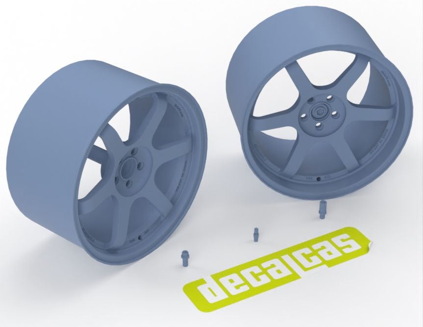 Decalcas PAR166 Volk Racing Rays TE37-SL