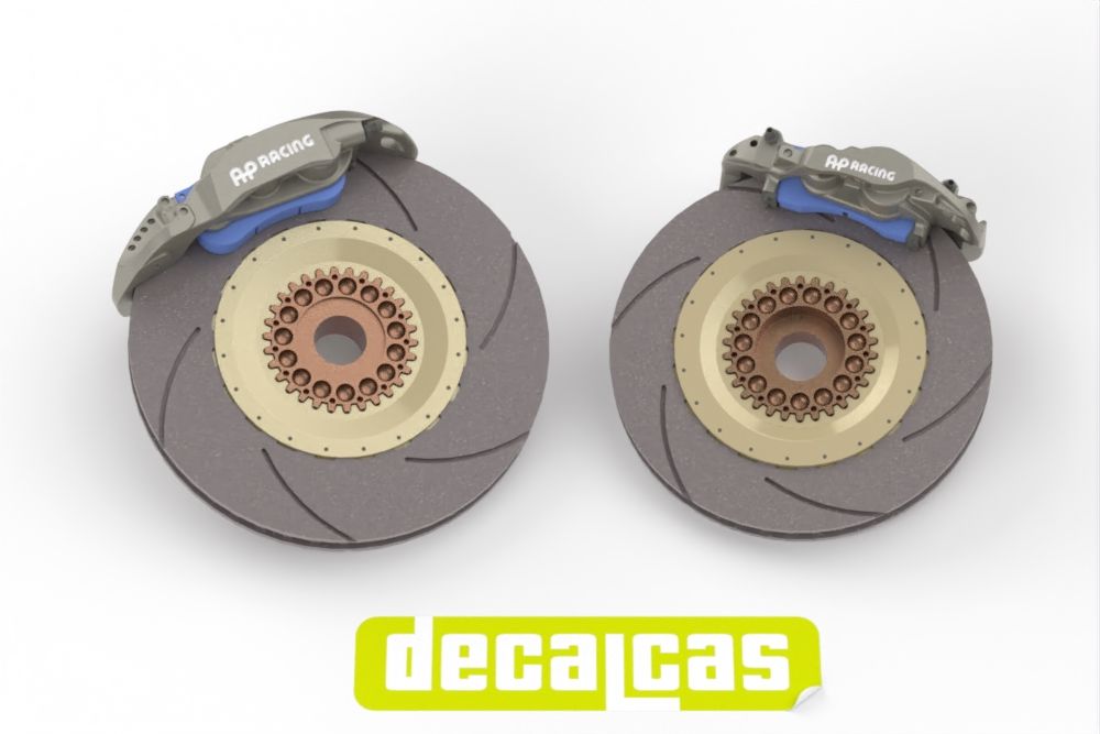 Decalcas PAR175 AP Racing brakes for BMW M4 GT3