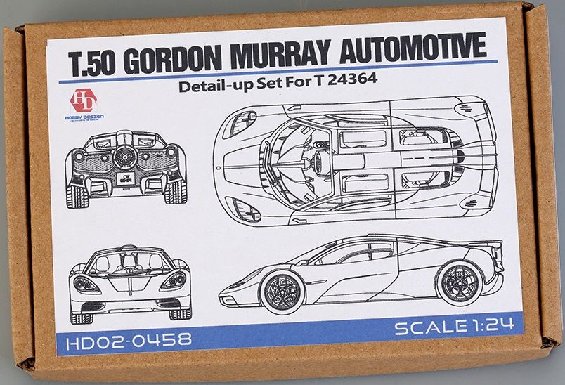 Hobby Design HD02-0458 T50 GORDON MURRAY AUTOMOTIVE DETAIL UP SET Hobby Design HD02-0458 T50 GORDON MURRAY AUTOMOTIVE DETAIL UP SET