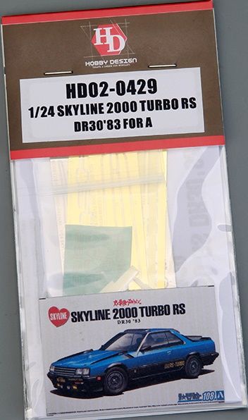 Hobby Design HD02-0429 SKYLINE 2000 TURBO RS DR30 1983 FOR AOSHIMA Hobby Design HD02-0429 SKYLINE 2000 TURBO RS DR30 1983 FOR AOSHIMA