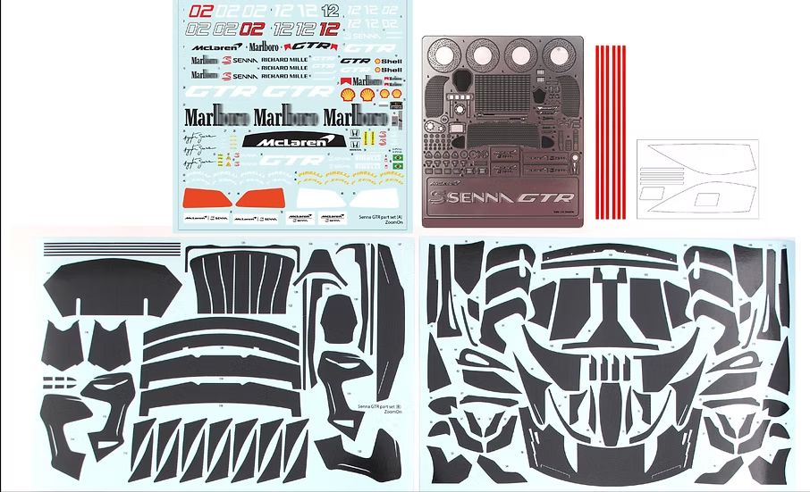 ZoomOn Z207 Senna GTR part set ZoomOn Z207 Senna GTR part set