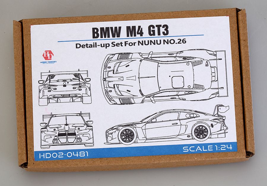 Hobby Design HD02-0481 BMW M4 GT3 Detail-up Set For NUNU NO.26(PE+Metal parts+Resin) Hobby Design HD02-0481 BMW M4 GT3 Detail-up Set For NUNU NO.26(PE+Metal parts+Resin)