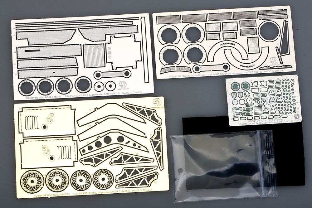 Hobby Design HD02-0482 Porsche 962C Jagermeister For T (24372)(PE+Metal parts+Resin) Hobby Design HD02-0482 Porsche 962C Jagermeister For T (24372)(PE+Metal parts+Resin)
