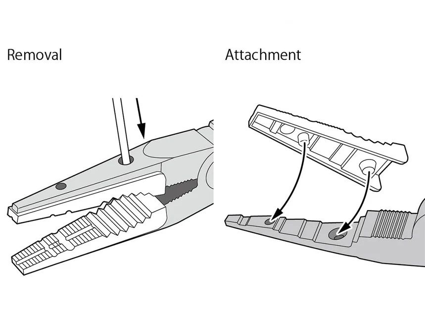 Tamiya 74167 Replacement Jaw Grips for Non-Scratch Long Nose Pliers II