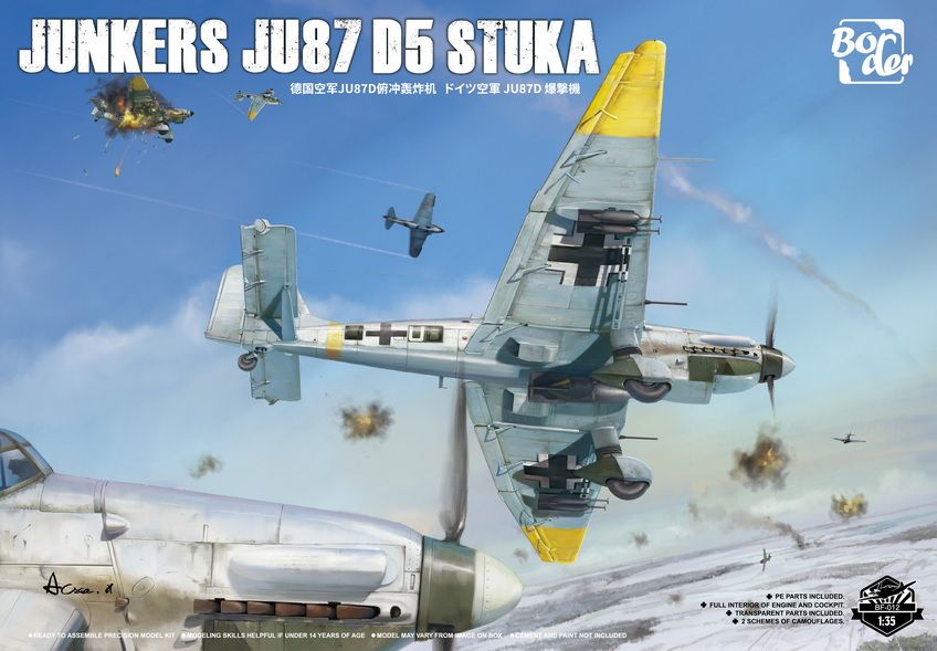 Border Model BF012 Junkers Ju87 D5 Stuka Border Model BF012 Junkers Ju87 D5 Stuka