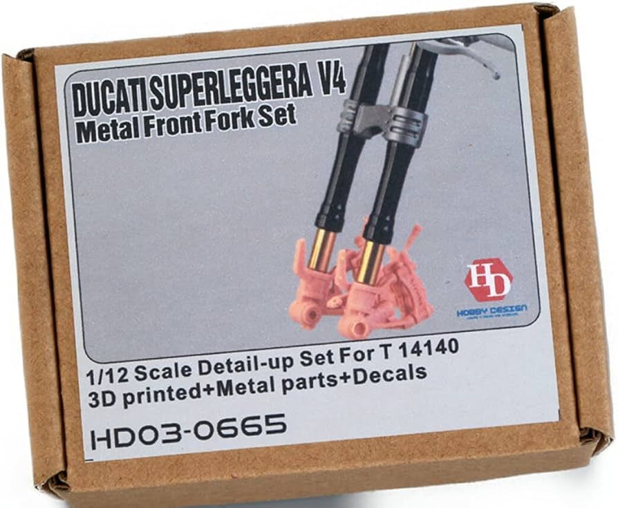 Hobby Design HD03-0665_Ducati Superleggera V4 Metal Front Fork Set Hobby Design HD03-0665_Ducati Superleggera V4 Metal Front Fork Set