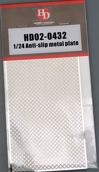 Hobby Design HD02-0432 ANTI-SLIP METAL PLATE Hobby Design HD02-0432 ANTI-SLIP METAL PLATE