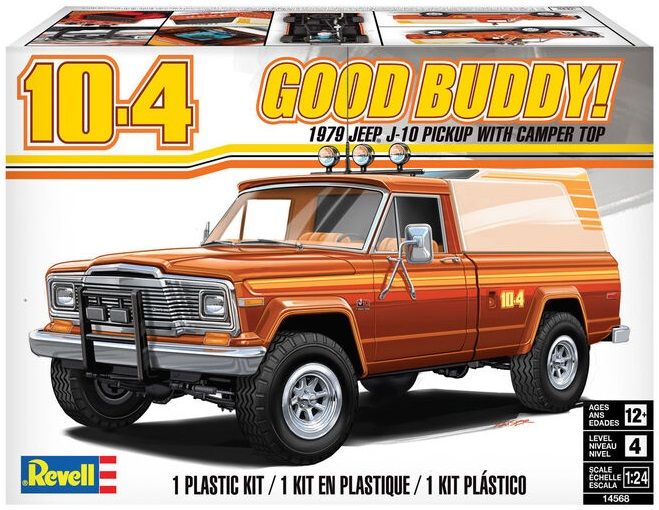Revell 14568 Jeep J-10 pickup with camper