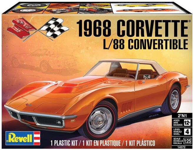 Revell 14572 1968 Corvette L-88 Roadster