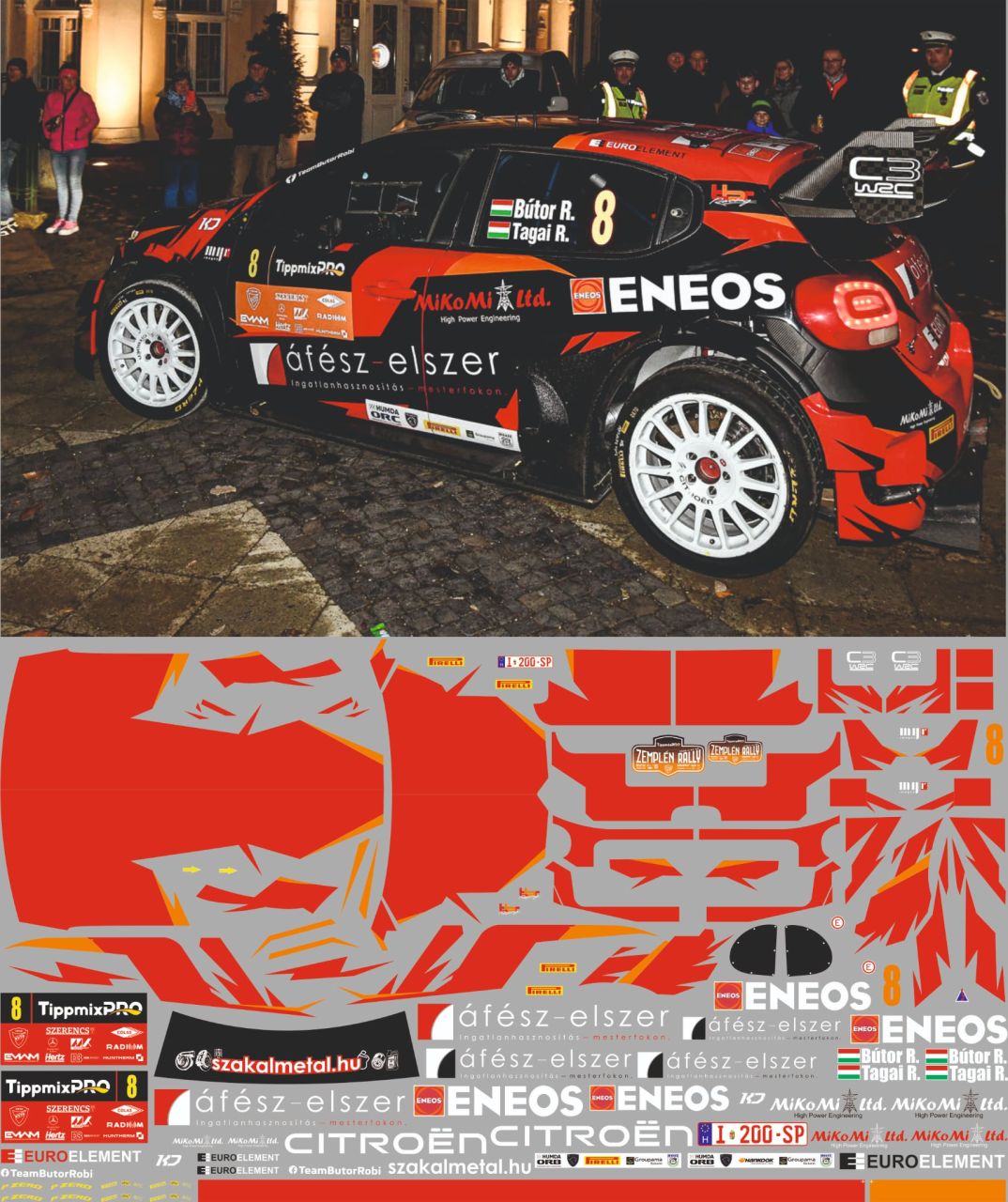 AM24 107 Citroen C3 WRC Bútor Zemplén 2025 AM24 107 Citroen C3 WRC Bútor Zemplén 2025